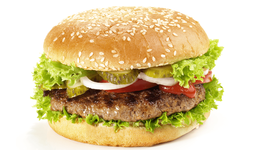 hamburger with toppings