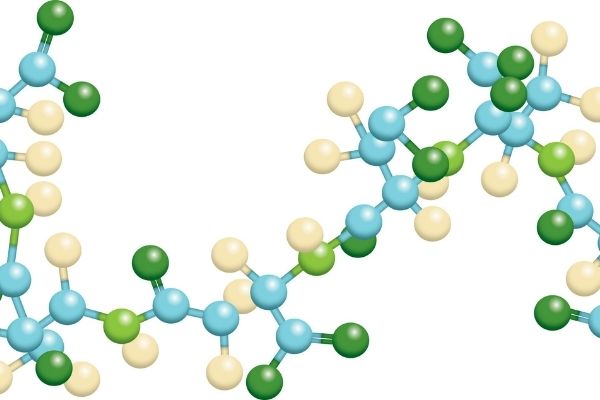 closeup of armament molecule