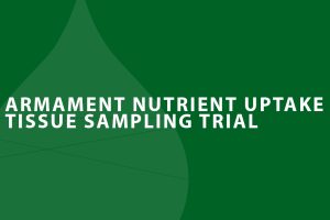 armament nutrient uptake tissue sampling trial