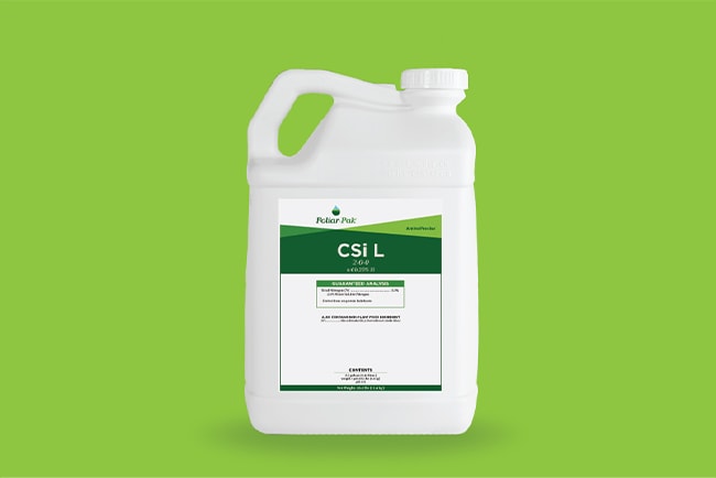 CSi L product on green background