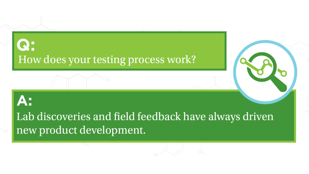 how does your testing process work quesiton