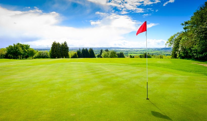 golf course close-up