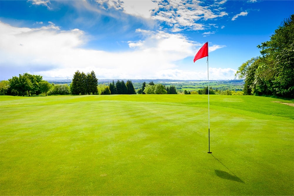 golf course close-up