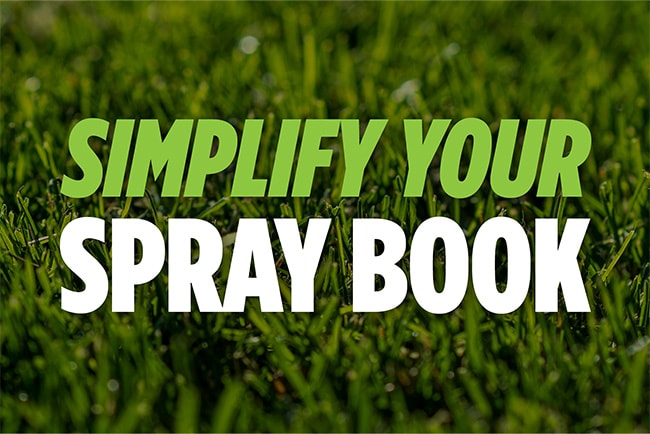 Simplify Your Spray Book