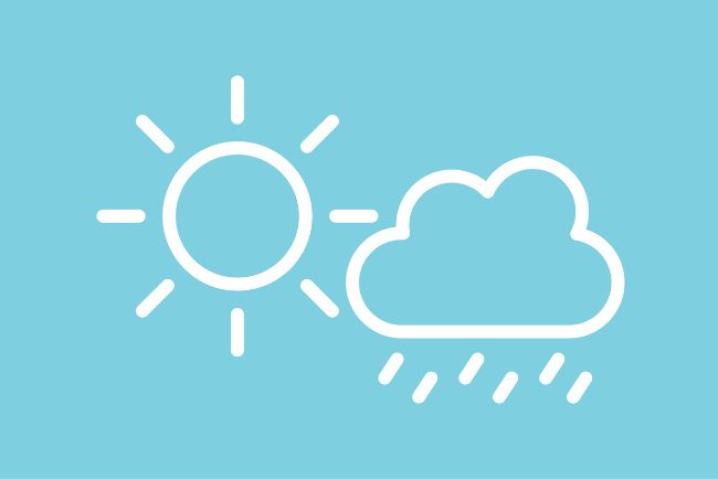 sun and cloud illustration